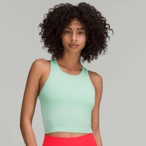 Lululemon Ebb to Street Ribbed Crop Tank